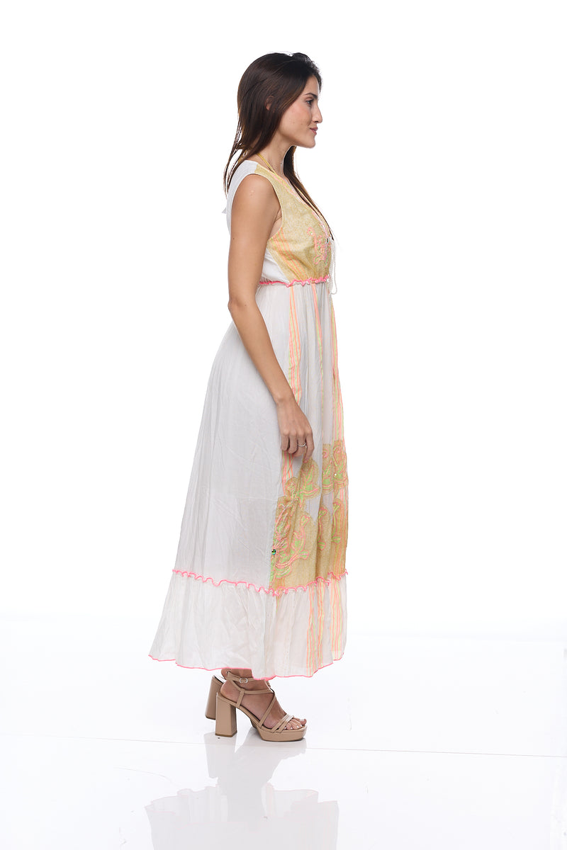 R-111 long COTTON dress RANEE'S 2025 COLLECTION