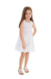 Sleeveless dress for little girls