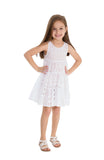 Sleeveless dress for little girls