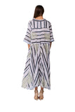 Elegant Abstract High-Low Resort Dress - 26280