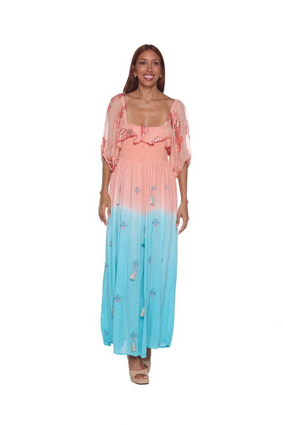 29-CORAL DRESS 2025 RANEE'S COLLECTION