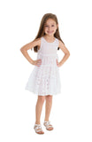 Sleeveless dress for little girls