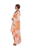 3472-ORANGE DRESS 2025 RANEE'S COLLECTION
