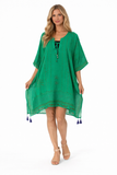 Emerald green kaftan Ch-5352 pack of 2