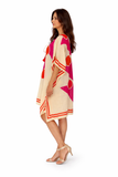 Ch-2979, ecru/pink kaftan ( pack of 2)