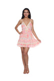 sleeveless Mini Dress- 5129
