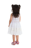 White fringe dress