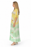 CH-5359 Long yellow kaftan- pack of 2