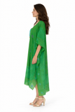CH-1255 long emerald green kaftan ( pack of 2)