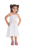 Strapless dress for little girls