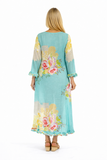 AQUA BIRD KIMONO ( PACK OF 2)