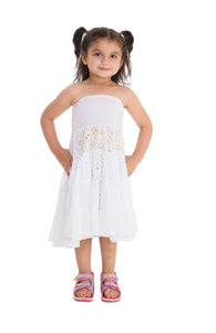 Strapless dress for little girls