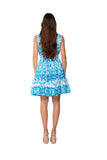 Ocean Breeze Sleeveless Mini Dress- AKC-31803