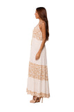 BO-2672 IVORY LONG VISCOSE DRESS 2026  collection