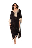 BO-2997 BLACK VISCOSE LONG KAFTAN 2026 collection