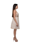 C-3143 IVORY COTTON SHORT DRESS 2026 collection