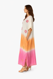 CH-1138 Pink long kaftan