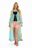 AQUA BIRD KIMONO ( PACK OF 2)