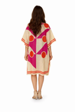 Ch-2979, ecru/pink kaftan ( pack of 2)
