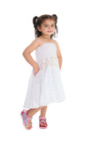 Strapless dress for little girls