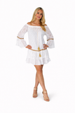 Ch-20695 - White lace dress
