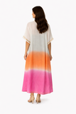 CH-1138 Pink long kaftan
