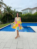 Yellow Boho dress - 2983