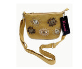 Peek- a -boo lucky eye messenger bag