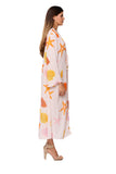 KKG-2485 CORAL PRINT LONG ROBE 2026  collection