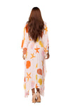 KKG-2487 CORAL PRINT LONG KAFTAN 2026  collection