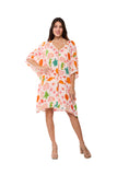 KKG-2521 CORAL PRINT SHORT DRESS 2026  collection