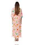 KKG-2813 CORAL PRINT LONG DRESS 2026  collection