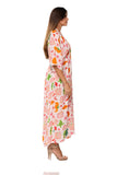 KKG-2813 CORAL PRINT LONG DRESS 2026  collection