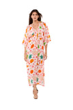 KKG-2813 CORAL PRINT LONG DRESS 2026  collection