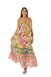 1713 dress spring flowers