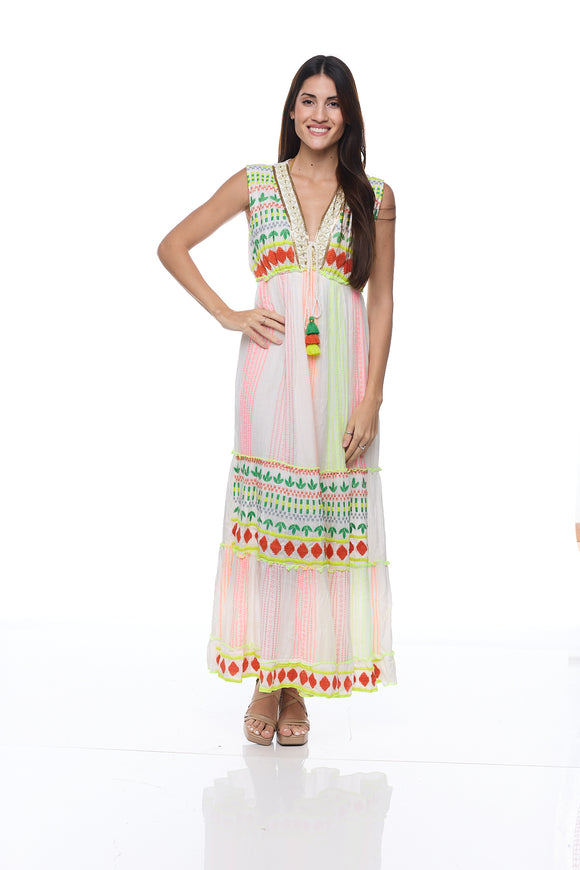 R-103 COTTON LONG DRESS 2025 RANEE'S COLLECTION