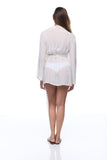 sd-157 embellished short robe