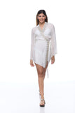 sd-157 embellished short robe