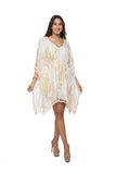 bo-2403 ivory short kaftan 2025 cotton collection