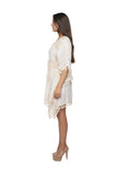 bo-2403 ivory short kaftan 2025 cotton collection