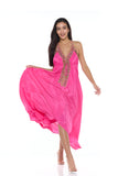 Princesa pink halter dress