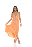 Princesa dress soft orange