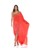 One shoulder Red Princesa 2024