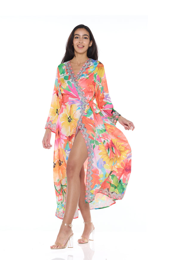 Bright floral Kimono 2024