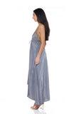 Gray  Princesa halter dress