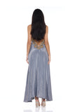 Gray  Princesa halter dress