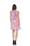 724 sd- Pink daisy dress