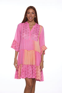 3453-PINK DRESS 2025 RANEE'S COLLECTION