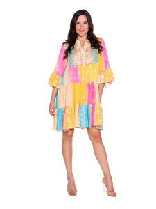 Yellow Boho dress - 2983