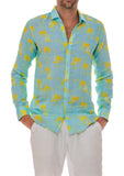 RESORT PALMS LINEN MEN SHIRTS